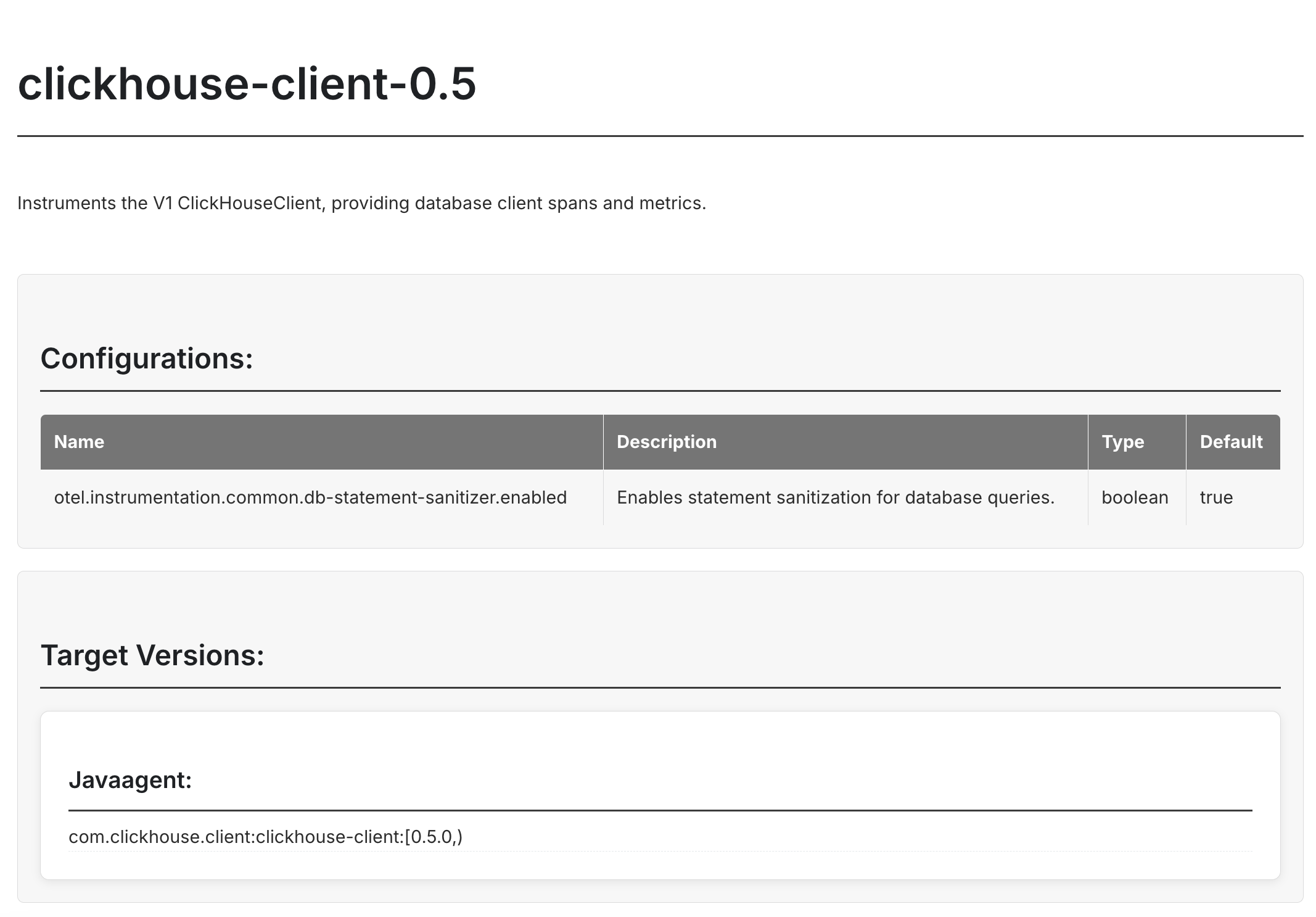 A basic instrumentation overview