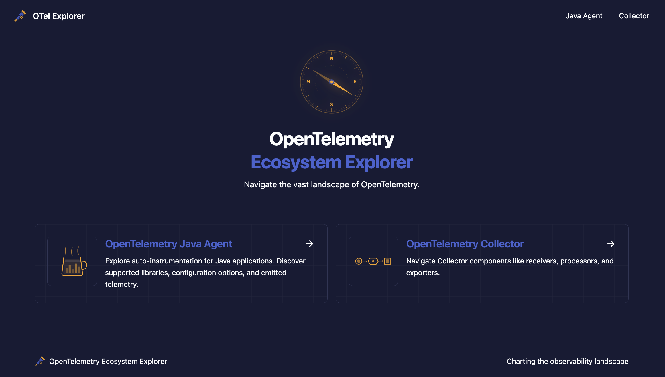 Screenshot of the explorer